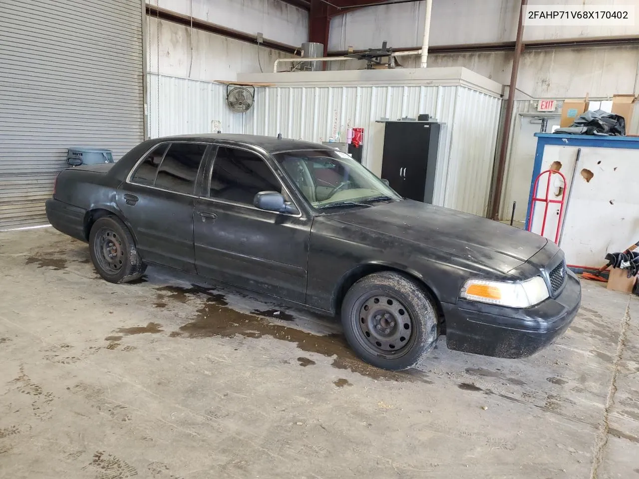 2008 Ford Crown Victoria Police Interceptor VIN: 2FAHP71V68X170402 Lot: 71885694