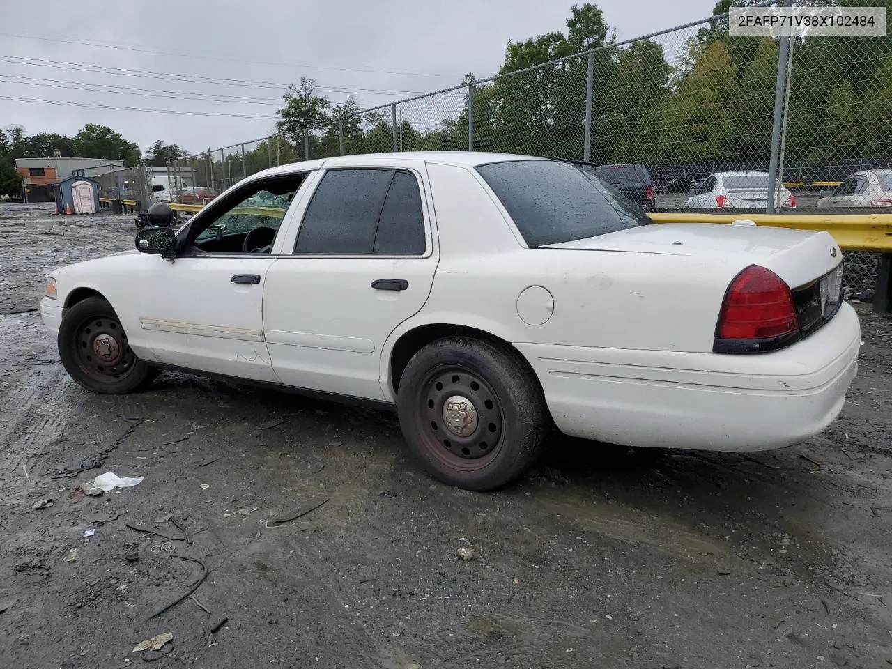 2008 Ford Crown Victoria Police Interceptor VIN: 2FAFP71V38X102484 Lot: 72532854