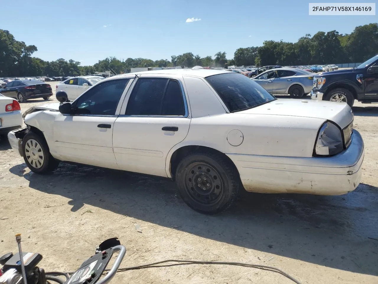 2008 Ford Crown Victoria Police Interceptor VIN: 2FAHP71V58X146169 Lot: 72556074