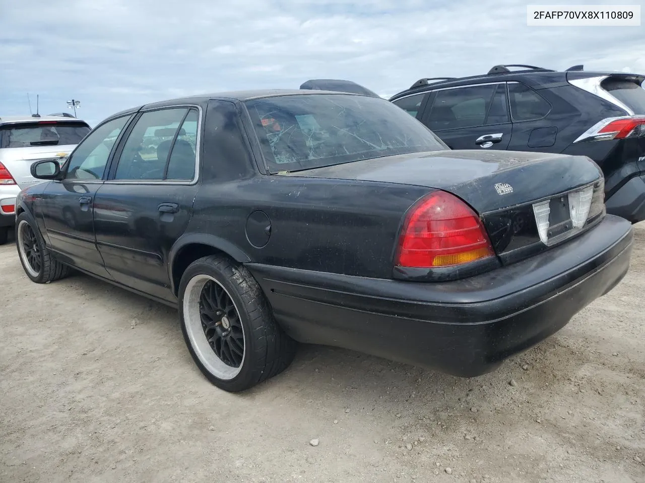 2008 Ford Crown Victoria S VIN: 2FAFP70VX8X110809 Lot: 74792874