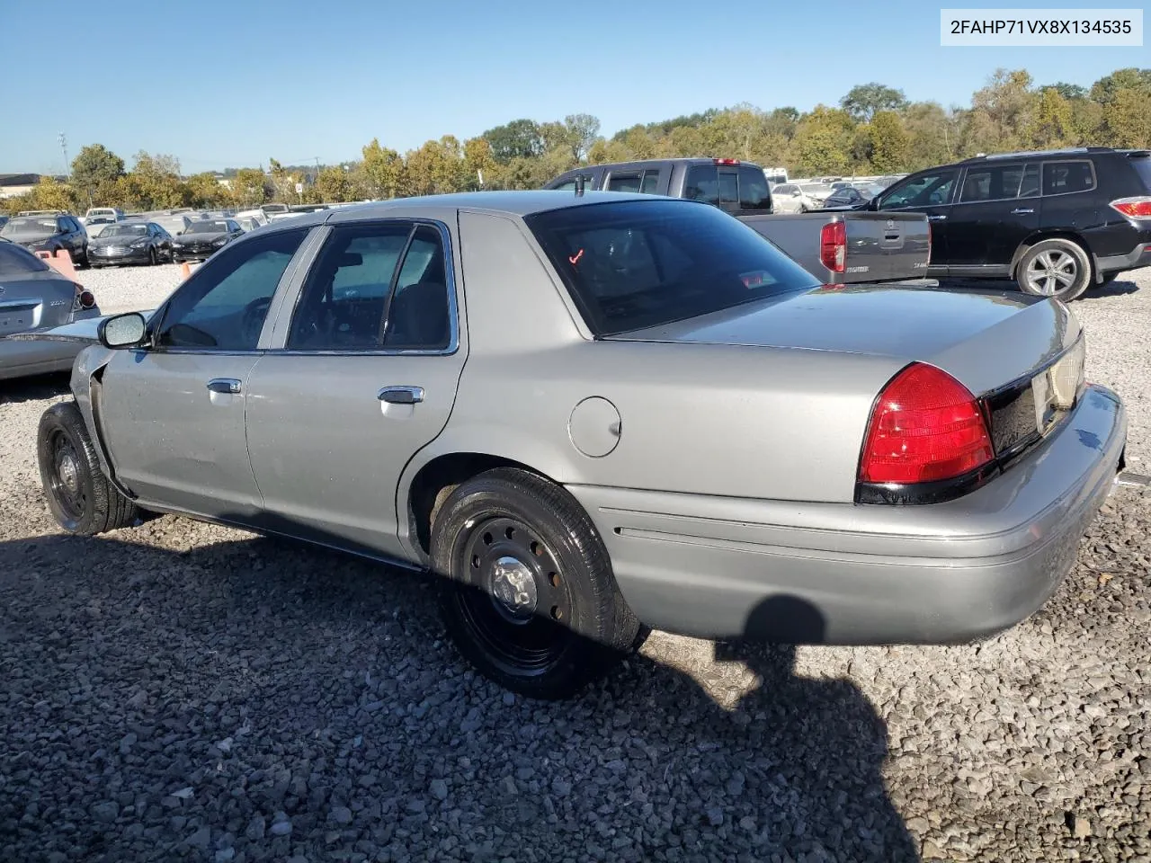 2008 Ford Crown Victoria Police Interceptor VIN: 2FAHP71VX8X134535 Lot: 76541884