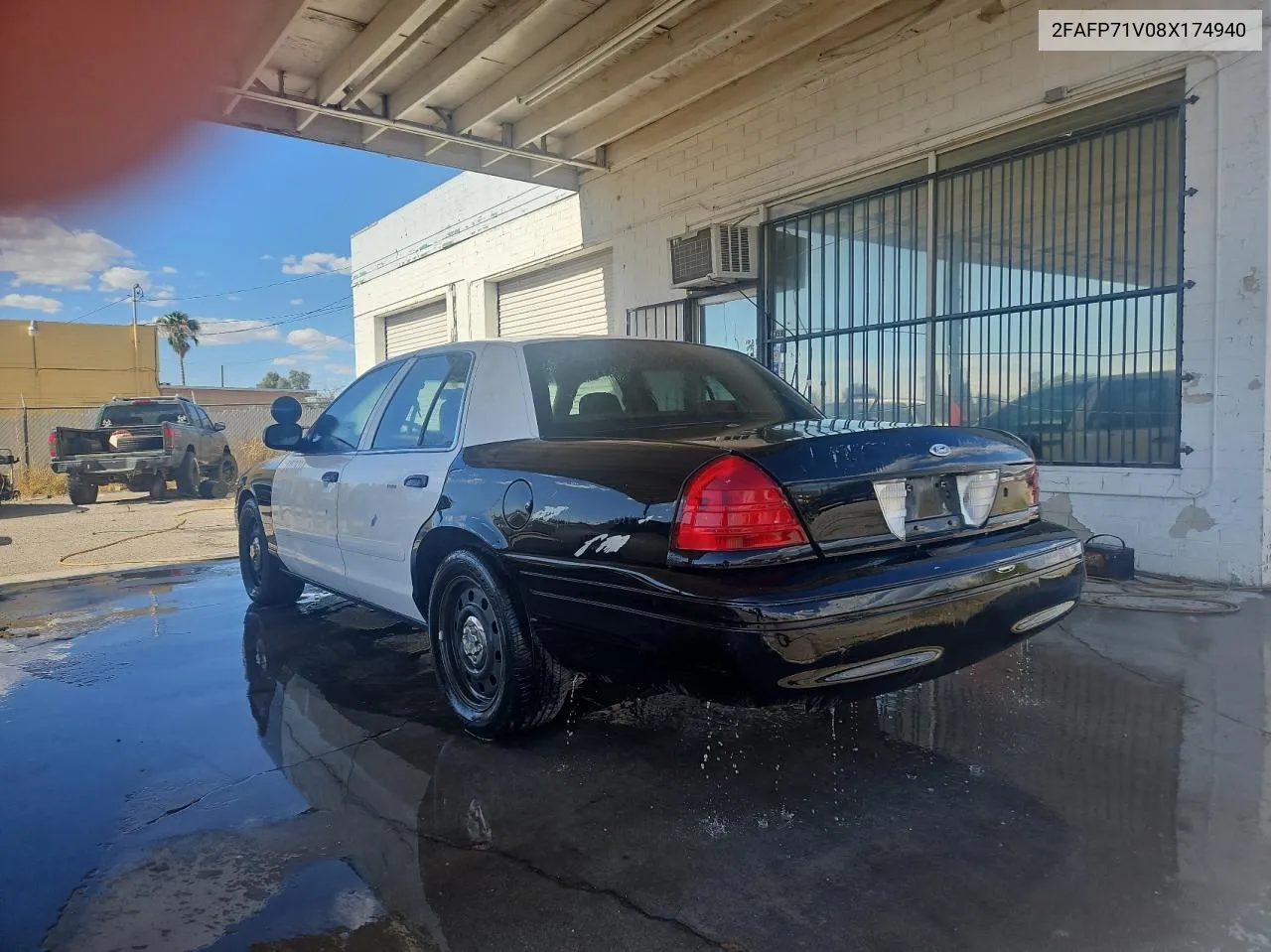 2008 Ford Crown Victoria Police Interceptor VIN: 2FAFP71V08X174940 Lot: 76964474