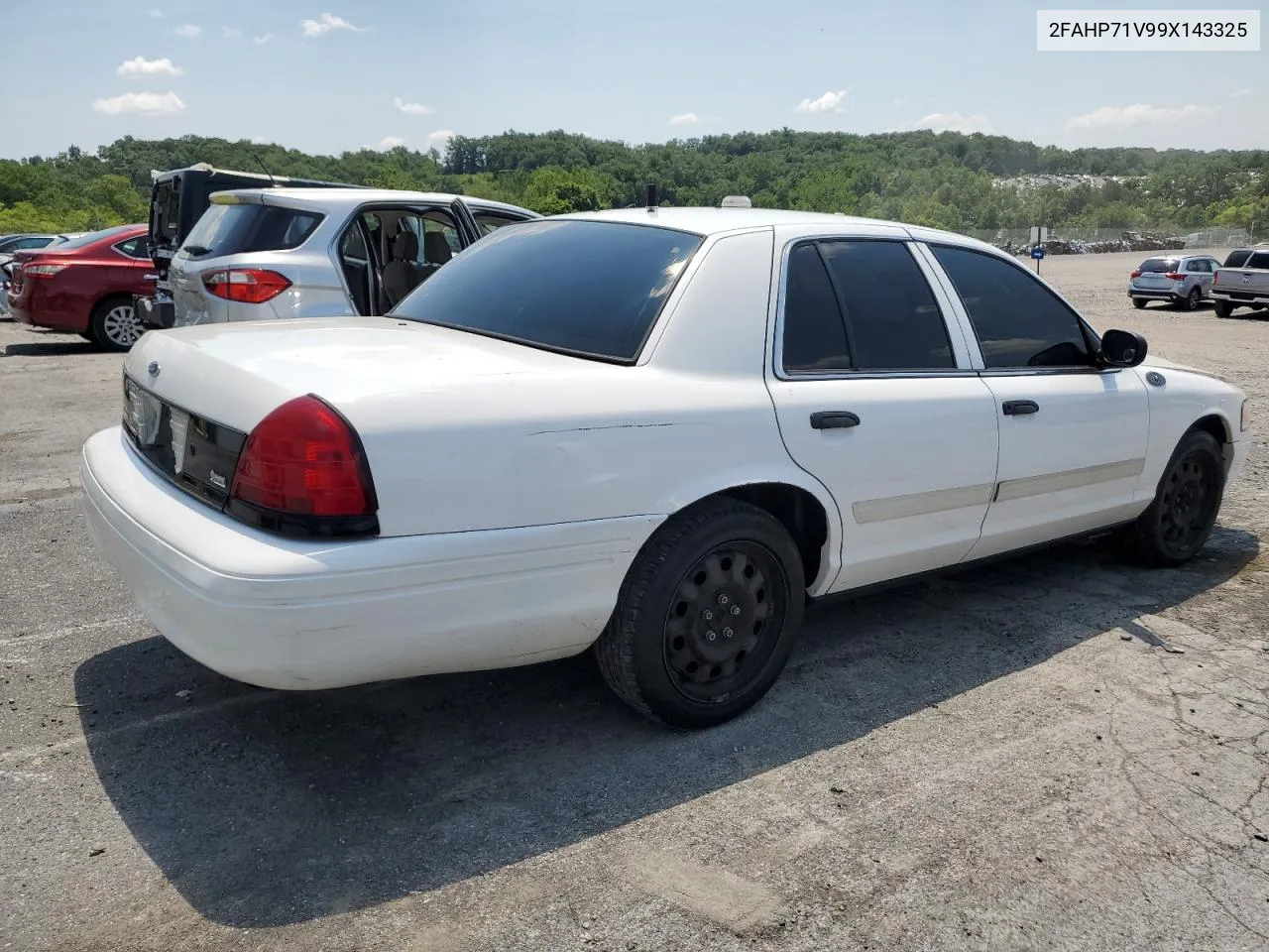 2009 Ford Crown Victoria Police Interceptor VIN: 2FAHP71V99X143325 Lot: 58881313