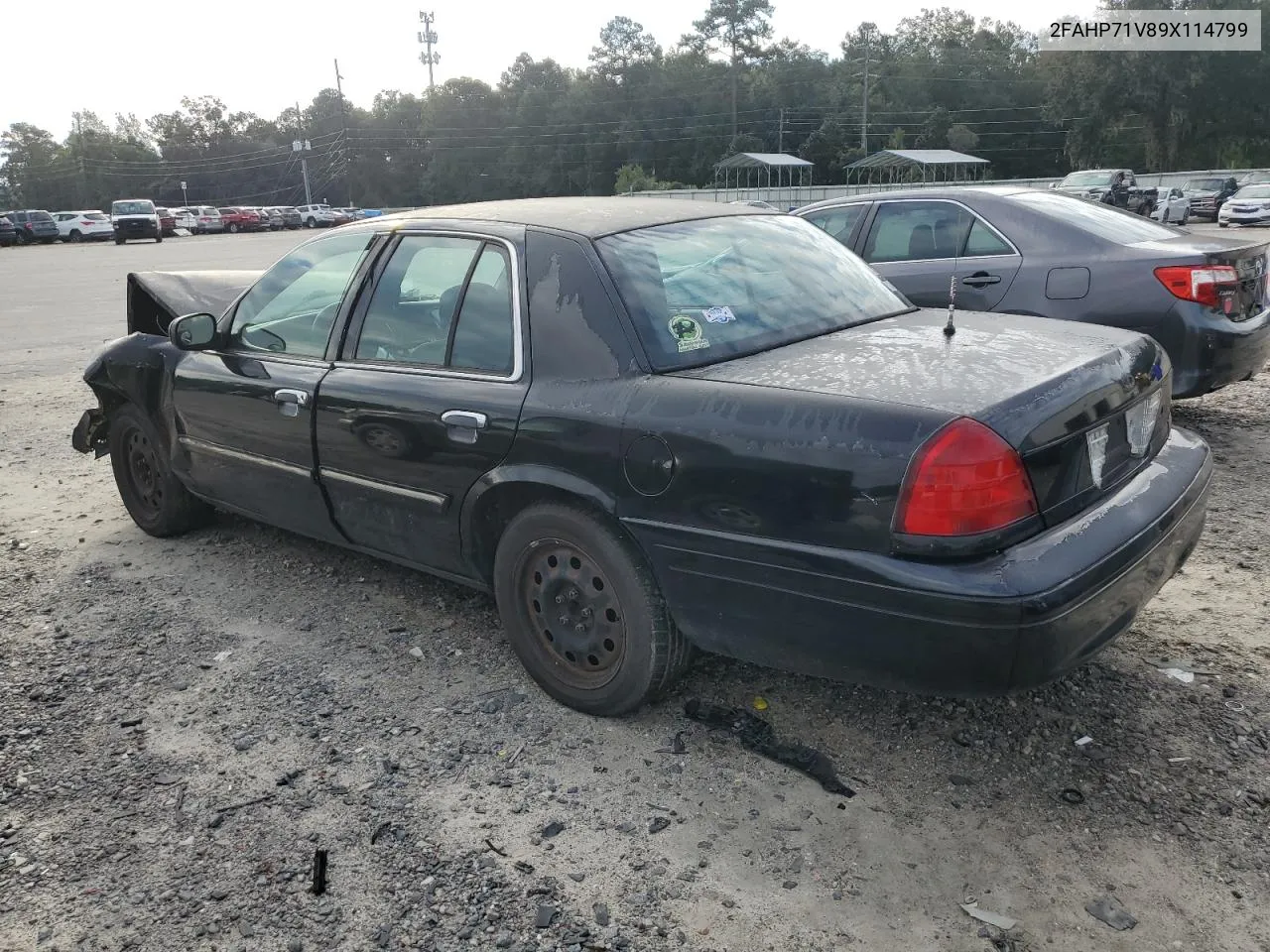 2009 Ford Crown Victoria Police Interceptor VIN: 2FAHP71V89X114799 Lot: 71722114