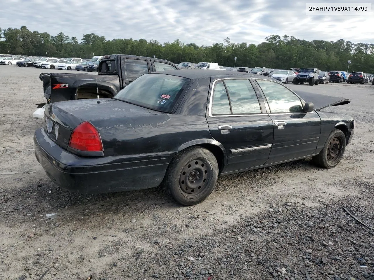 2009 Ford Crown Victoria Police Interceptor VIN: 2FAHP71V89X114799 Lot: 71722114