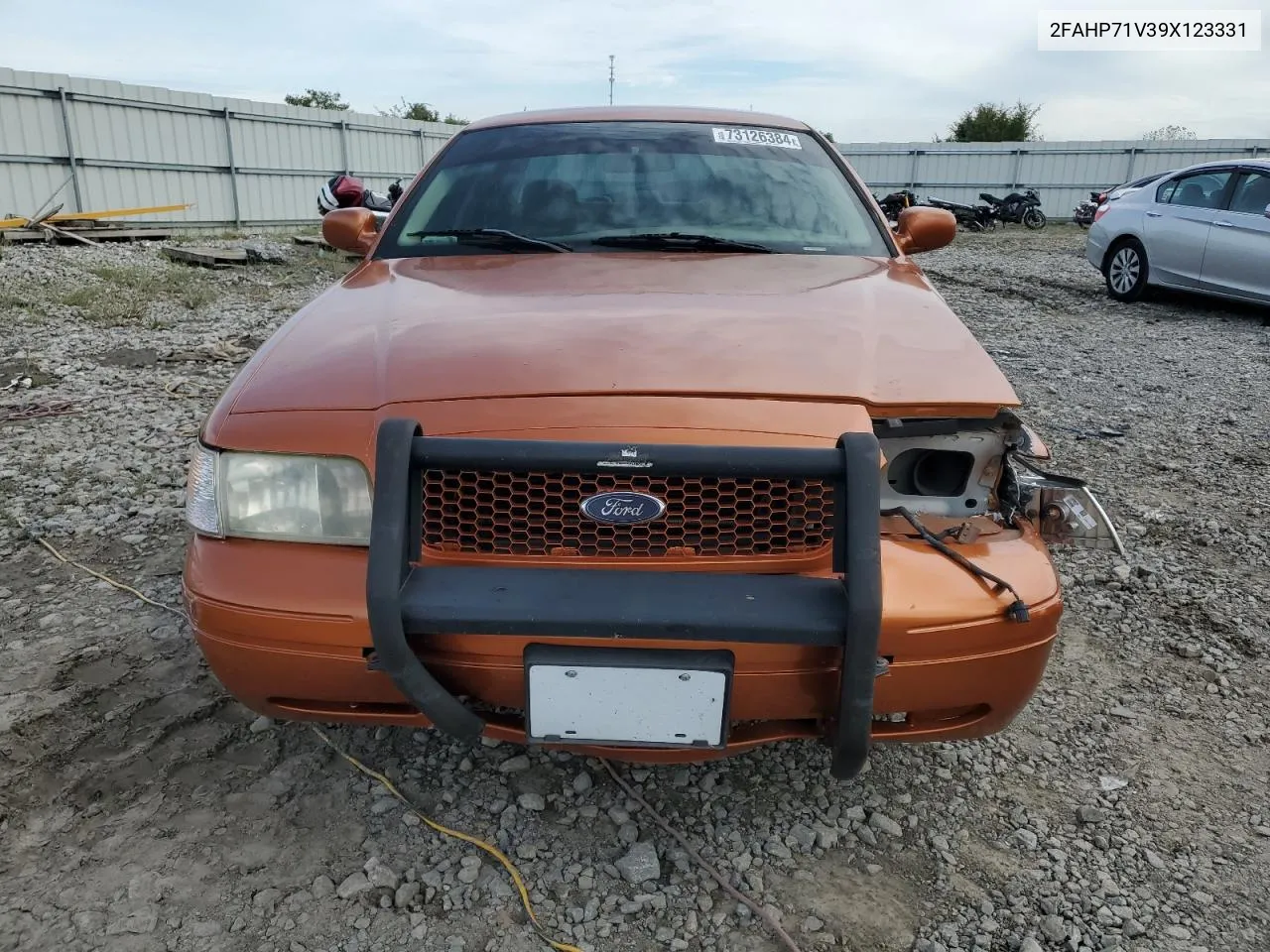 2009 Ford Crown Victoria Police Interceptor VIN: 2FAHP71V39X123331 Lot: 73126384