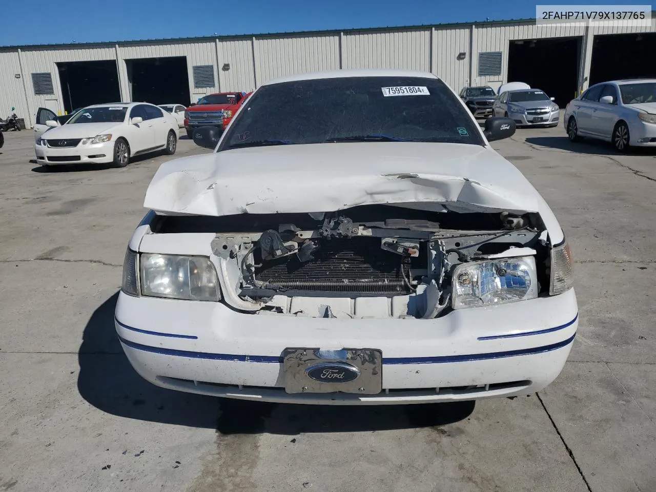 2FAHP71V79X137765 2009 Ford Crown Victoria Police Interceptor