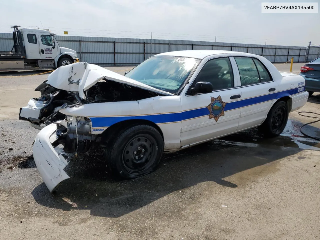 2010 Ford Crown Victoria Police Interceptor VIN: 2FABP7BV4AX135500 Lot: 61841884