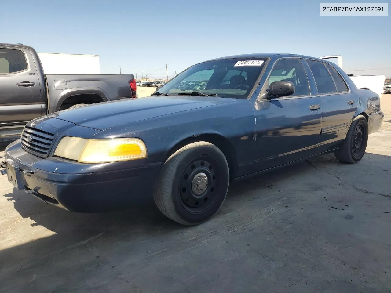 2010 Ford Crown Victoria Police Interceptor VIN: 2FABP7BV4AX127591 Lot: 64907174