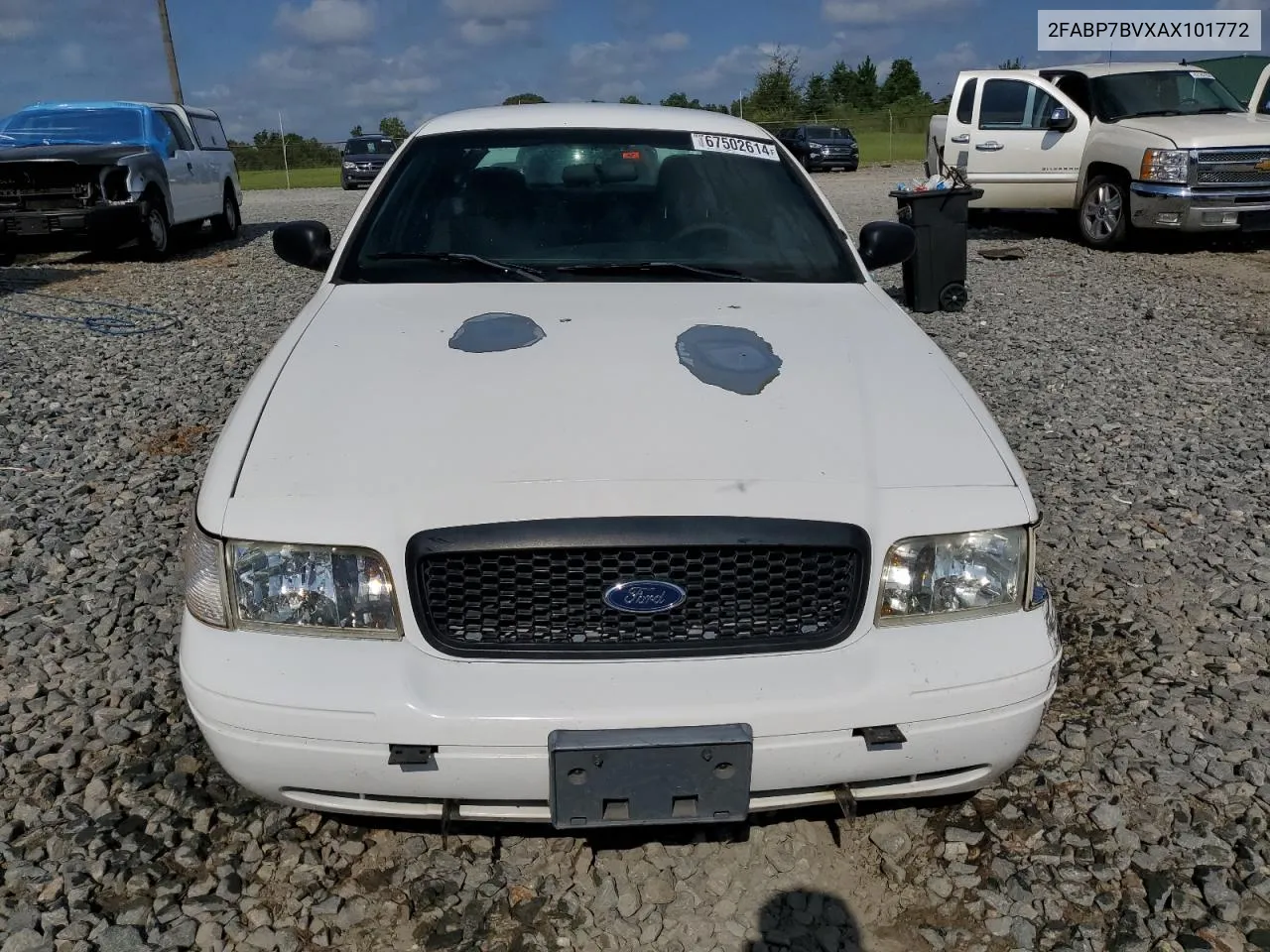 2010 Ford Crown Victoria Police Interceptor VIN: 2FABP7BVXAX101772 Lot: 67502614