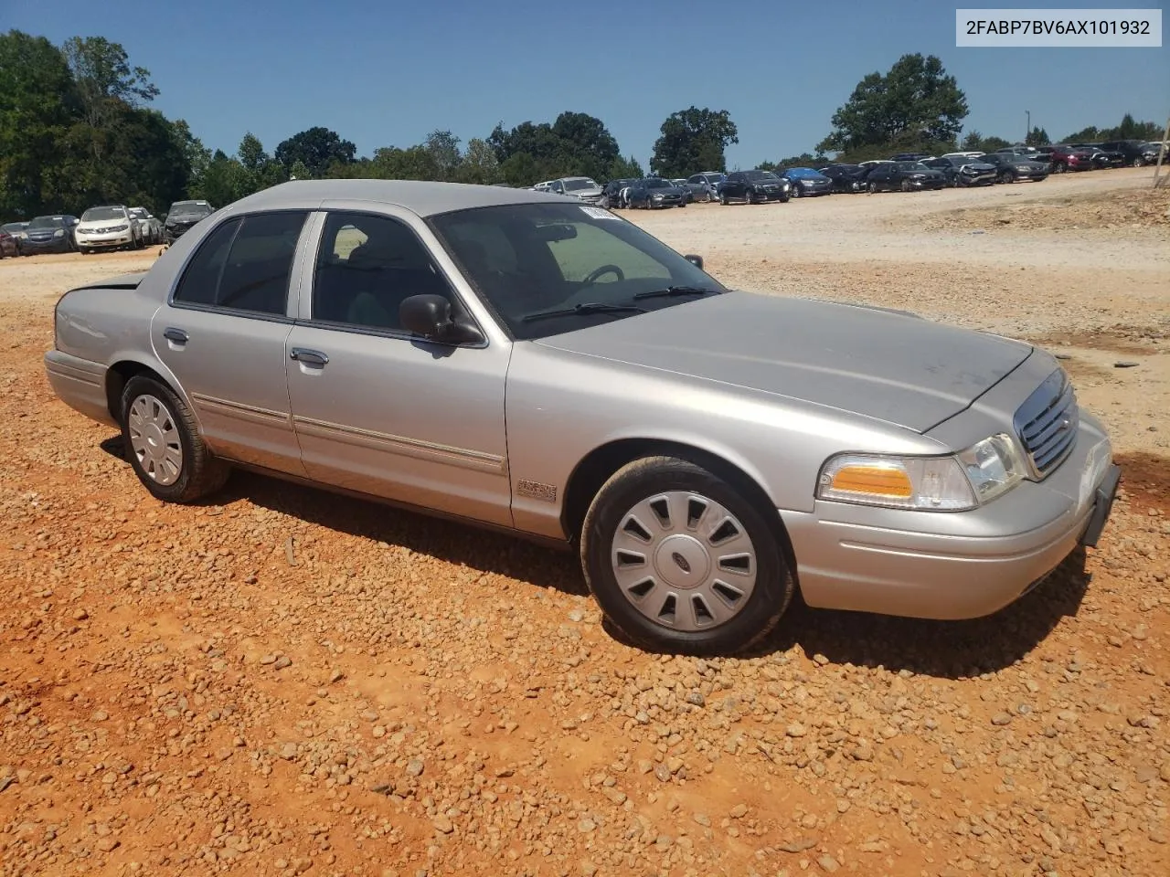 2010 Ford Crown Victoria Police Interceptor VIN: 2FABP7BV6AX101932 Lot: 70810954