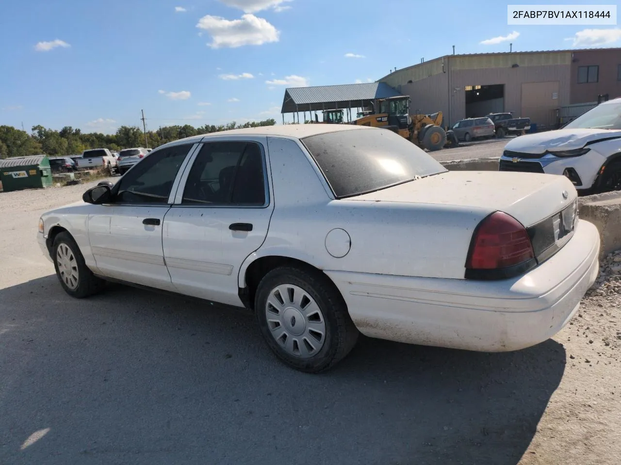 2FABP7BV1AX118444 2010 Ford Crown Victoria Police Interceptor