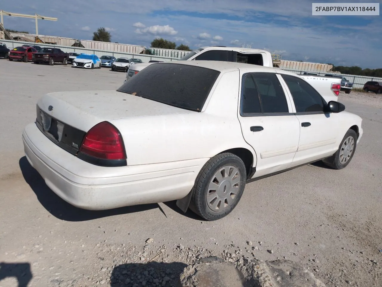 2FABP7BV1AX118444 2010 Ford Crown Victoria Police Interceptor