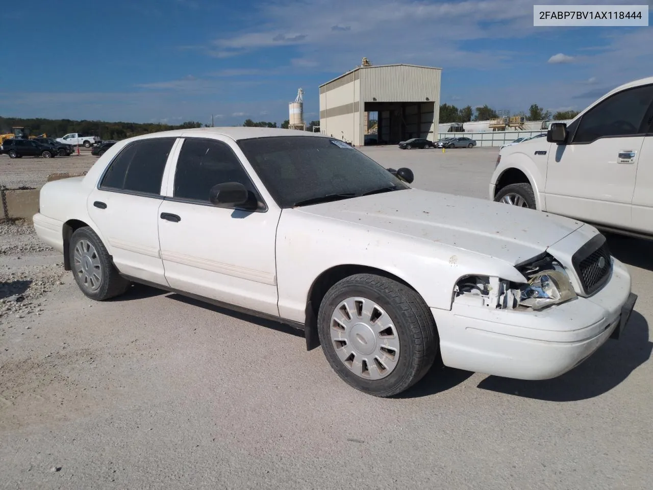 2010 Ford Crown Victoria Police Interceptor VIN: 2FABP7BV1AX118444 Lot: 71662714