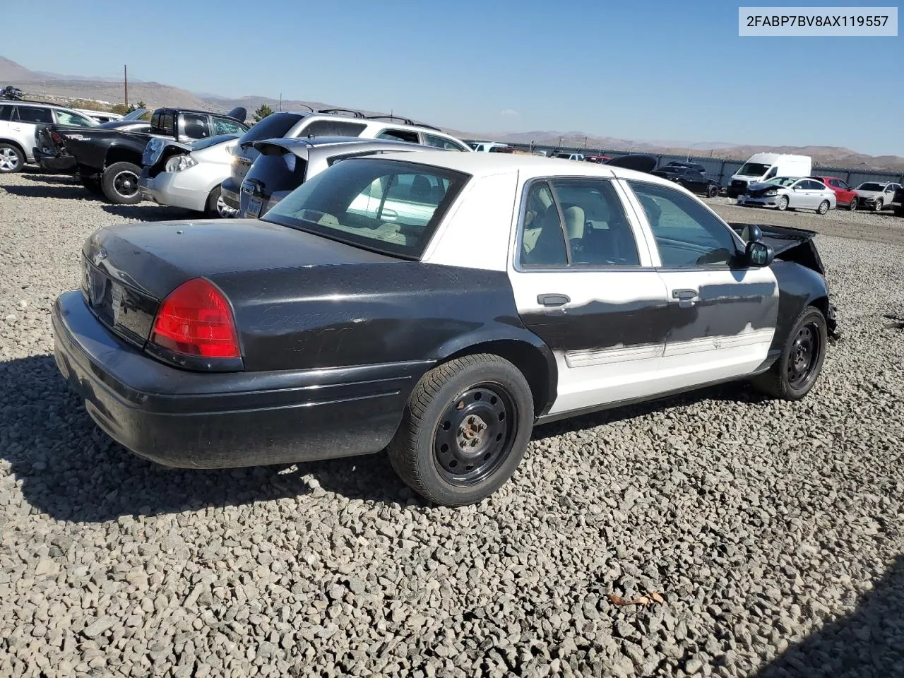 2010 Ford Crown Victoria Police Interceptor VIN: 2FABP7BV8AX119557 Lot: 74247434