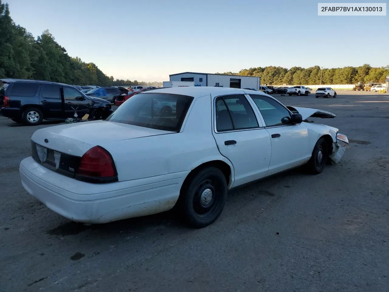 2010 Ford Crown Victoria Police Interceptor VIN: 2FABP7BV1AX130013 Lot: 76468524