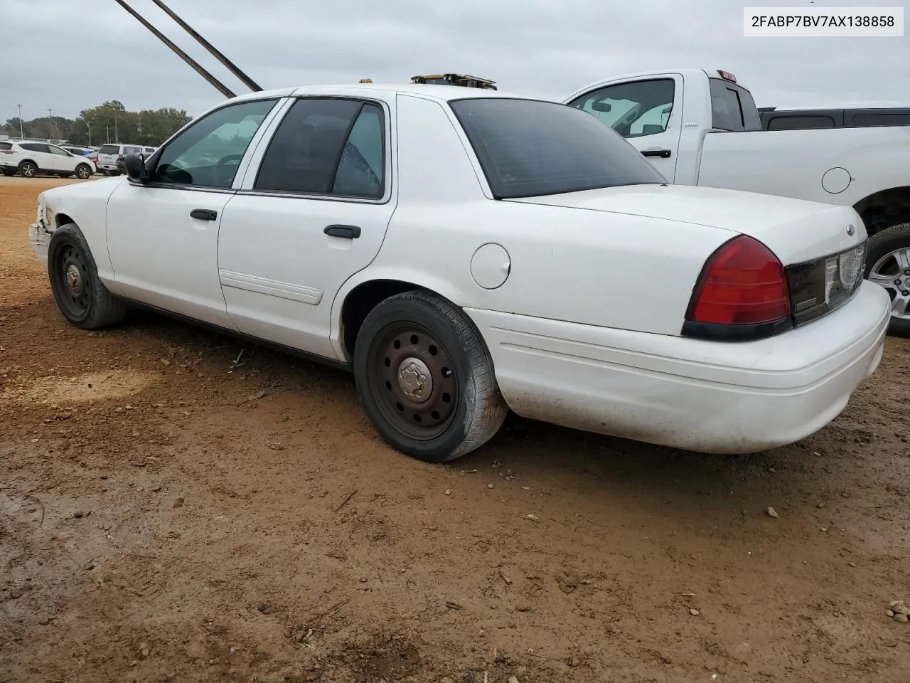 2010 Ford Crown Victoria Police Interceptor VIN: 2FABP7BV7AX138858 Lot: 78284254