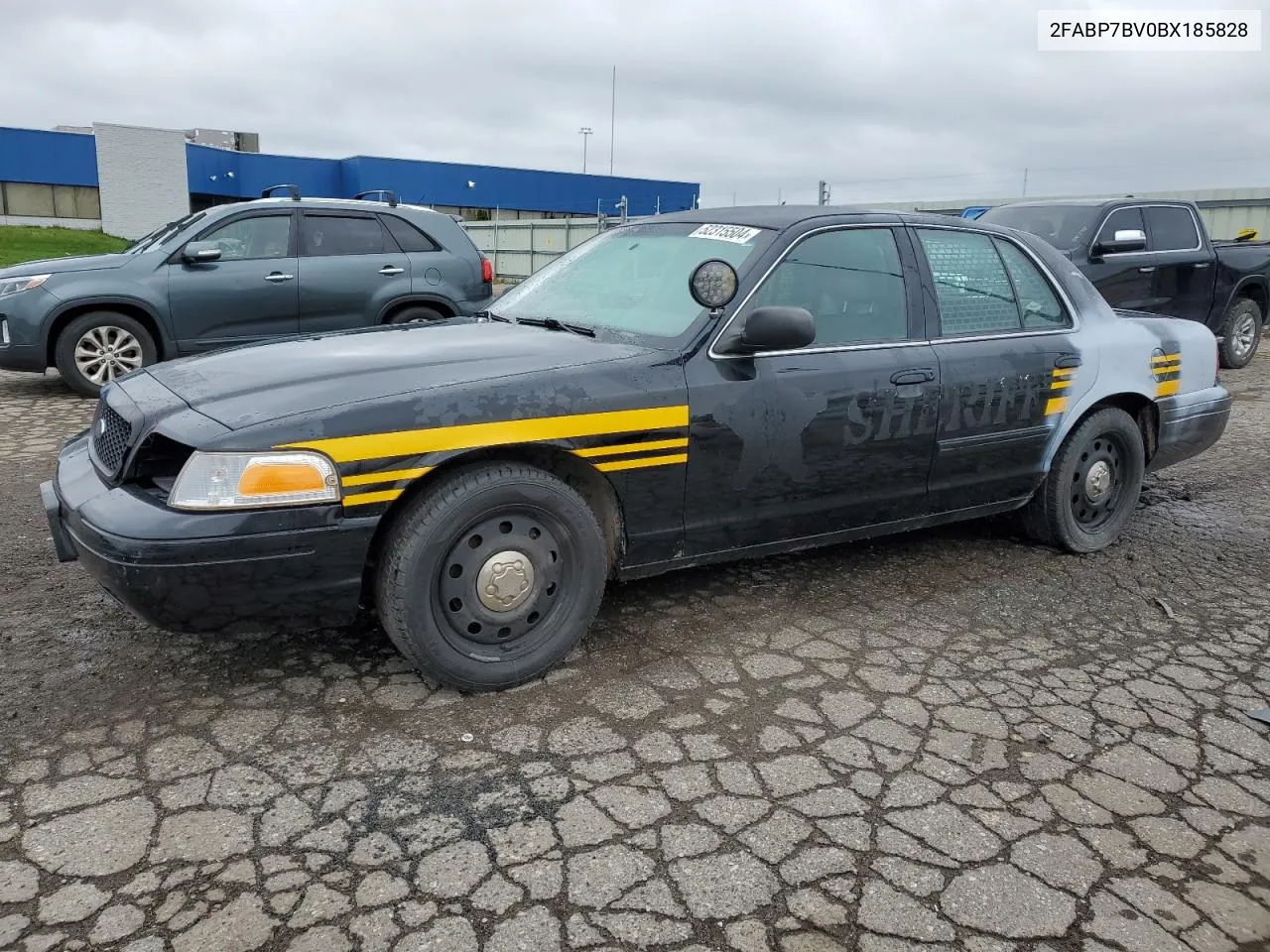 2011 Ford Crown Victoria Police Interceptor VIN: 2FABP7BV0BX185828 Lot: 52315504