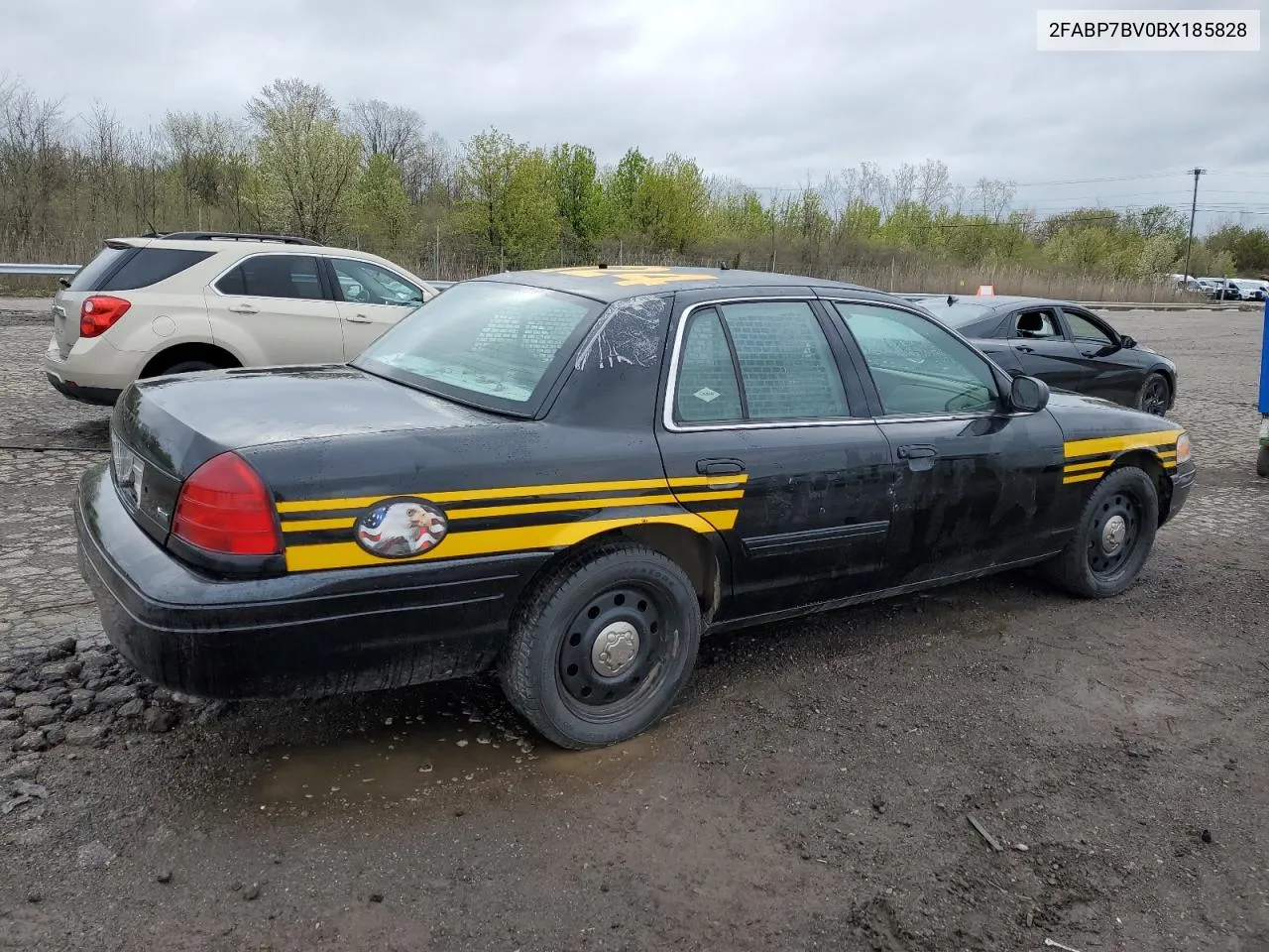 2FABP7BV0BX185828 2011 Ford Crown Victoria Police Interceptor