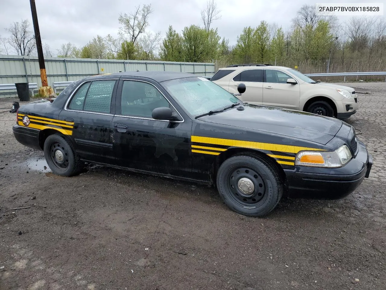 2FABP7BV0BX185828 2011 Ford Crown Victoria Police Interceptor