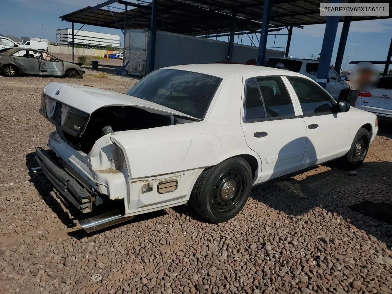 2011 Ford Crown Victoria Police Interceptor VIN: 2FABP7BV6BX166541 Lot: 65021274