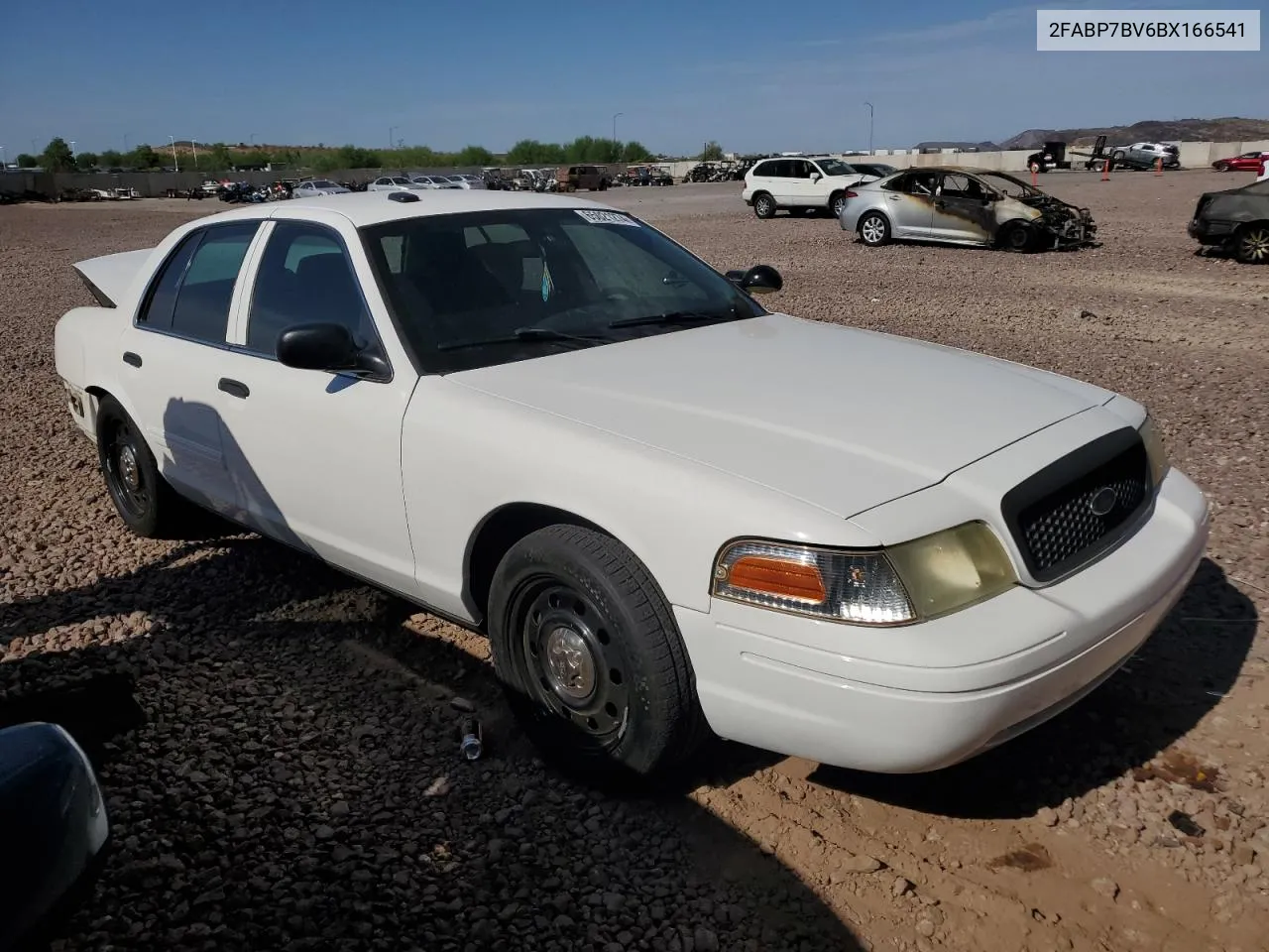 2011 Ford Crown Victoria Police Interceptor VIN: 2FABP7BV6BX166541 Lot: 65021274