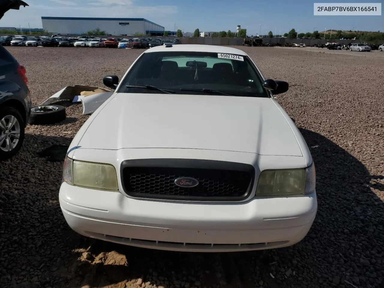 2011 Ford Crown Victoria Police Interceptor VIN: 2FABP7BV6BX166541 Lot: 65021274