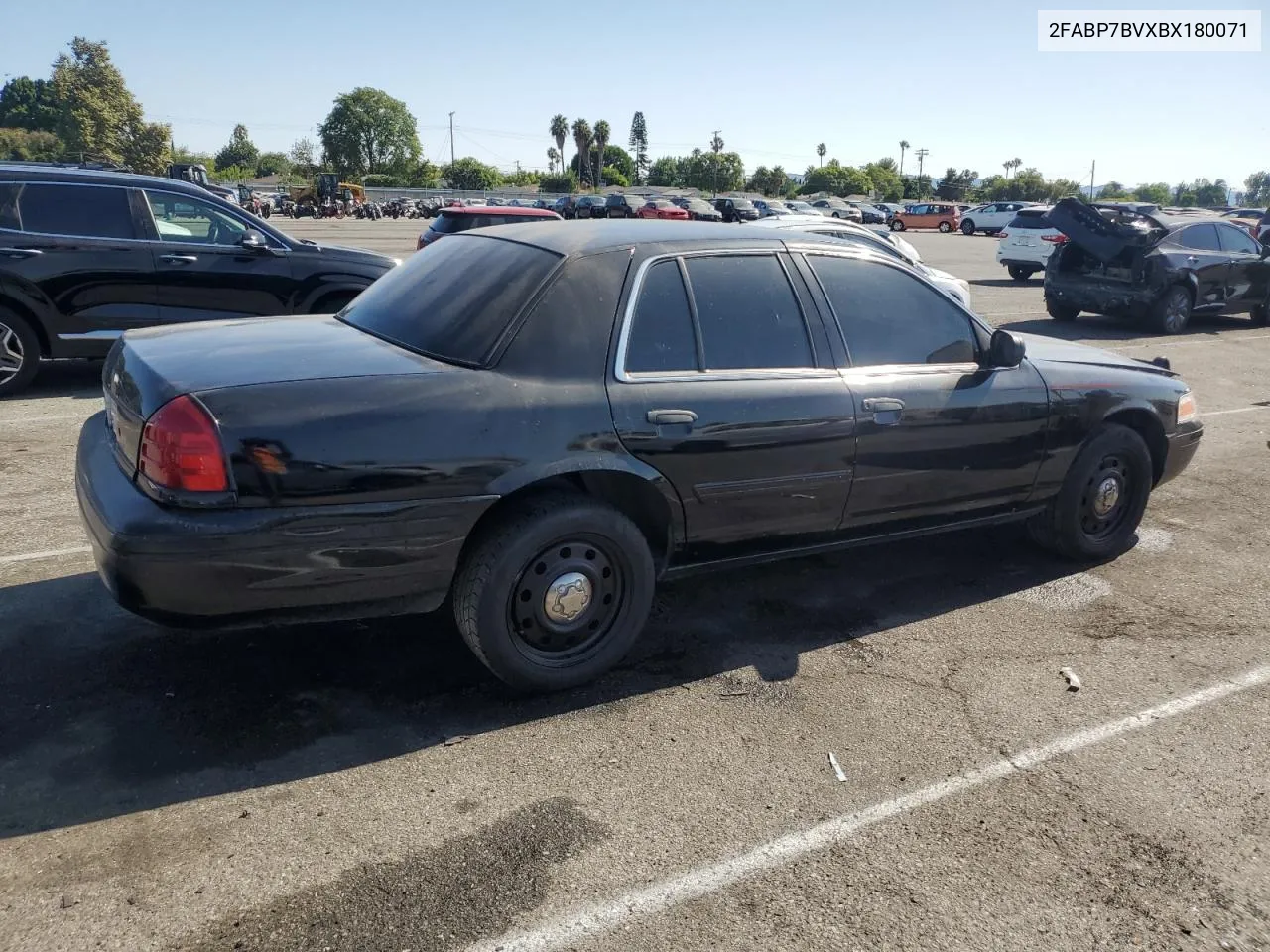 2FABP7BVXBX180071 2011 Ford Crown Victoria Police Interceptor