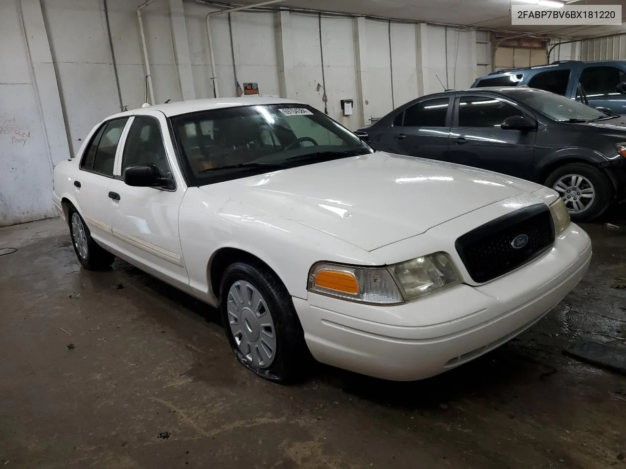 2011 Ford Crown Victoria Police Interceptor VIN: 2FABP7BV6BX181220 Lot: 69704384