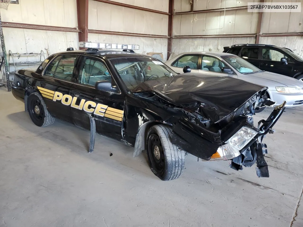 2011 Ford Crown Victoria Police Interceptor VIN: 2FABP7BV6BX103567 Lot: 71237634