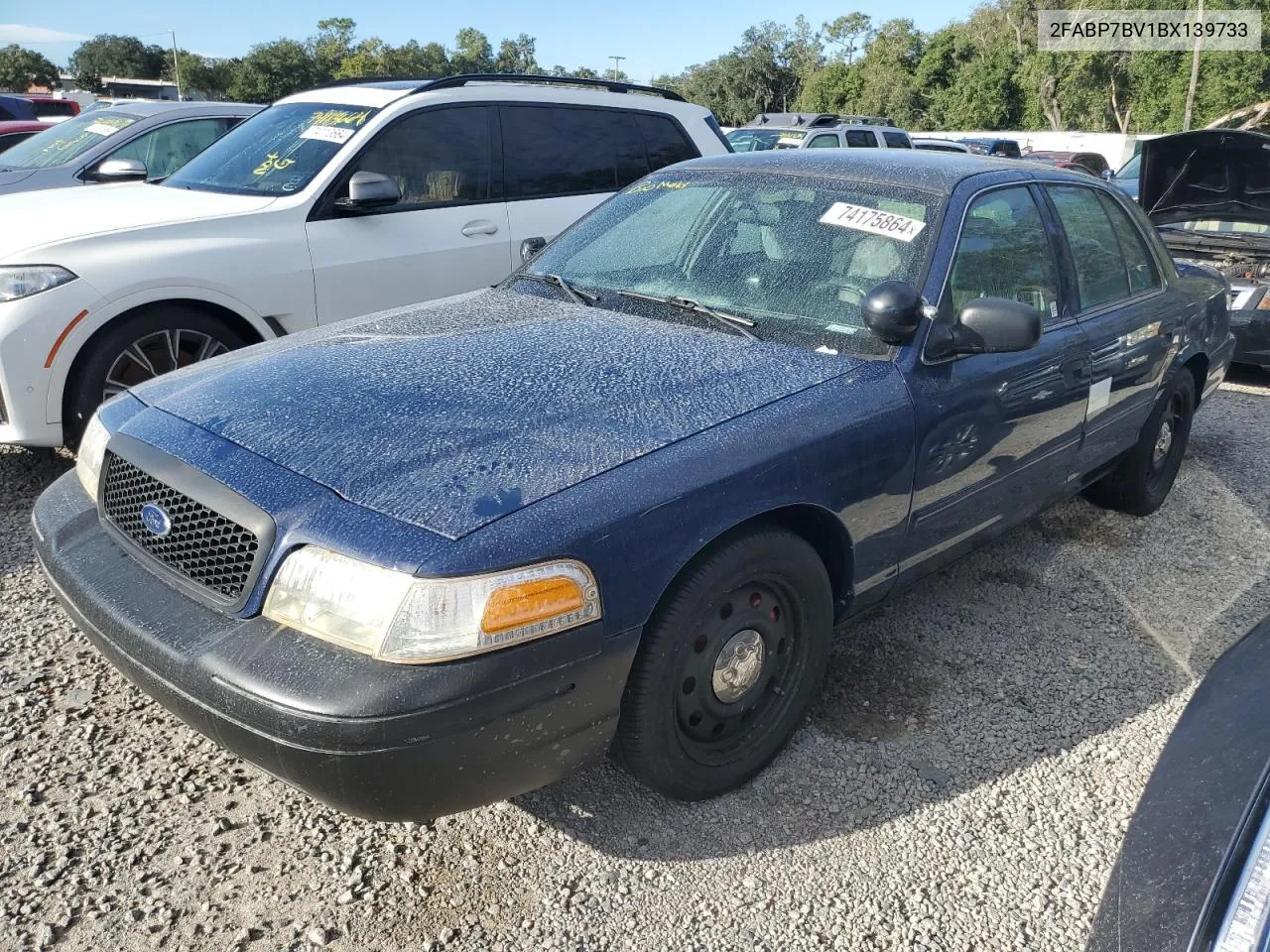 2011 Ford Crown Victoria Police Interceptor VIN: 2FABP7BV1BX139733 Lot: 74175864