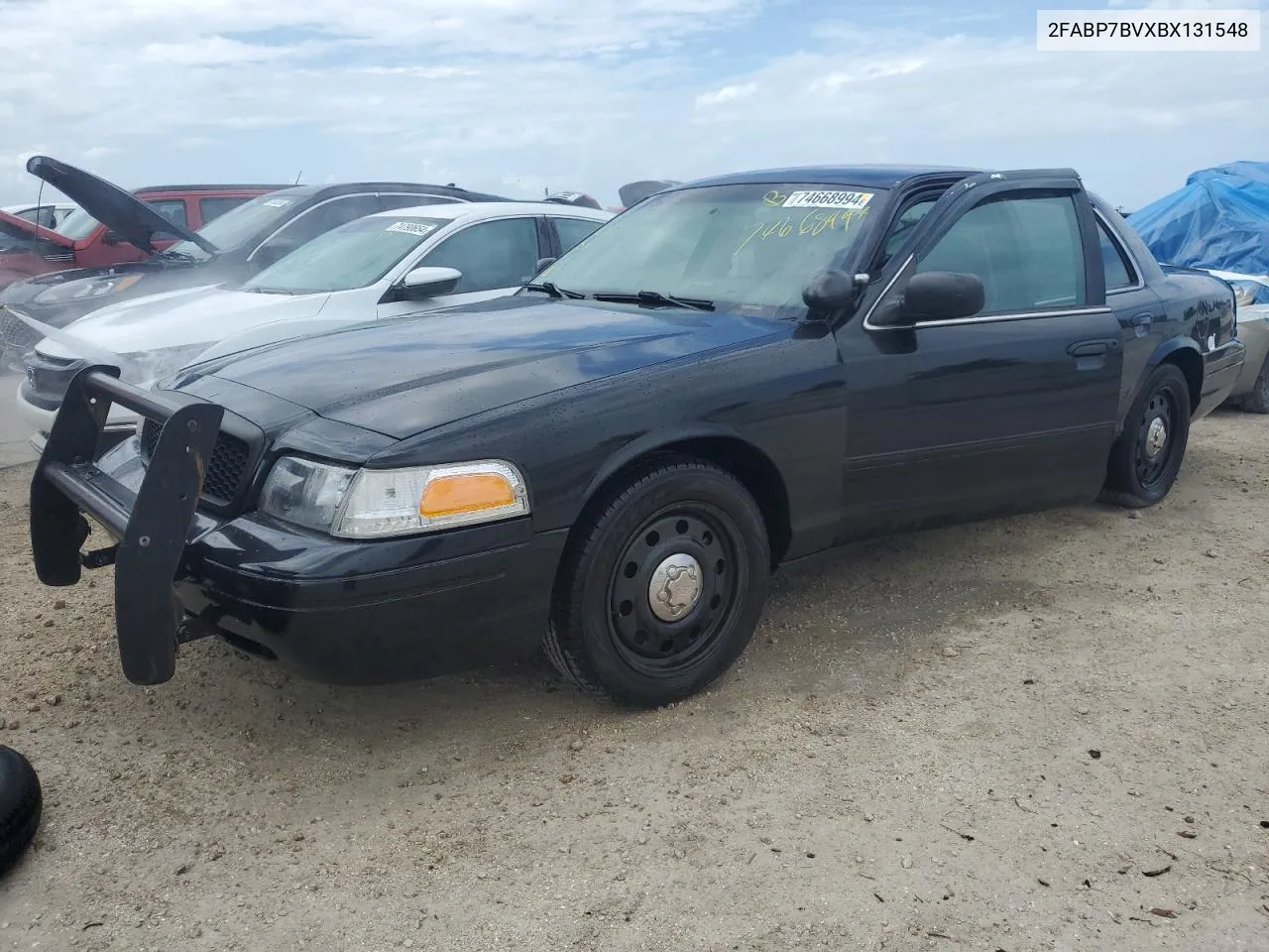 2011 Ford Crown Victoria Police Interceptor VIN: 2FABP7BVXBX131548 Lot: 74668994