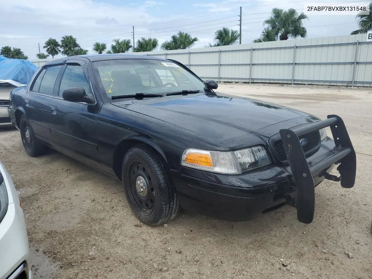 2011 Ford Crown Victoria Police Interceptor VIN: 2FABP7BVXBX131548 Lot: 74668994