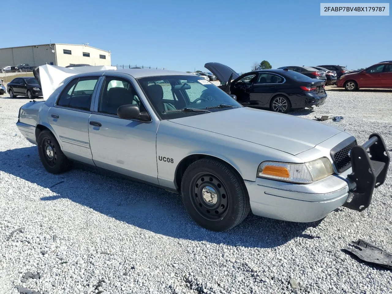 2011 Ford Crown Victoria Police Interceptor VIN: 2FABP7BV4BX179787 Lot: 75859534