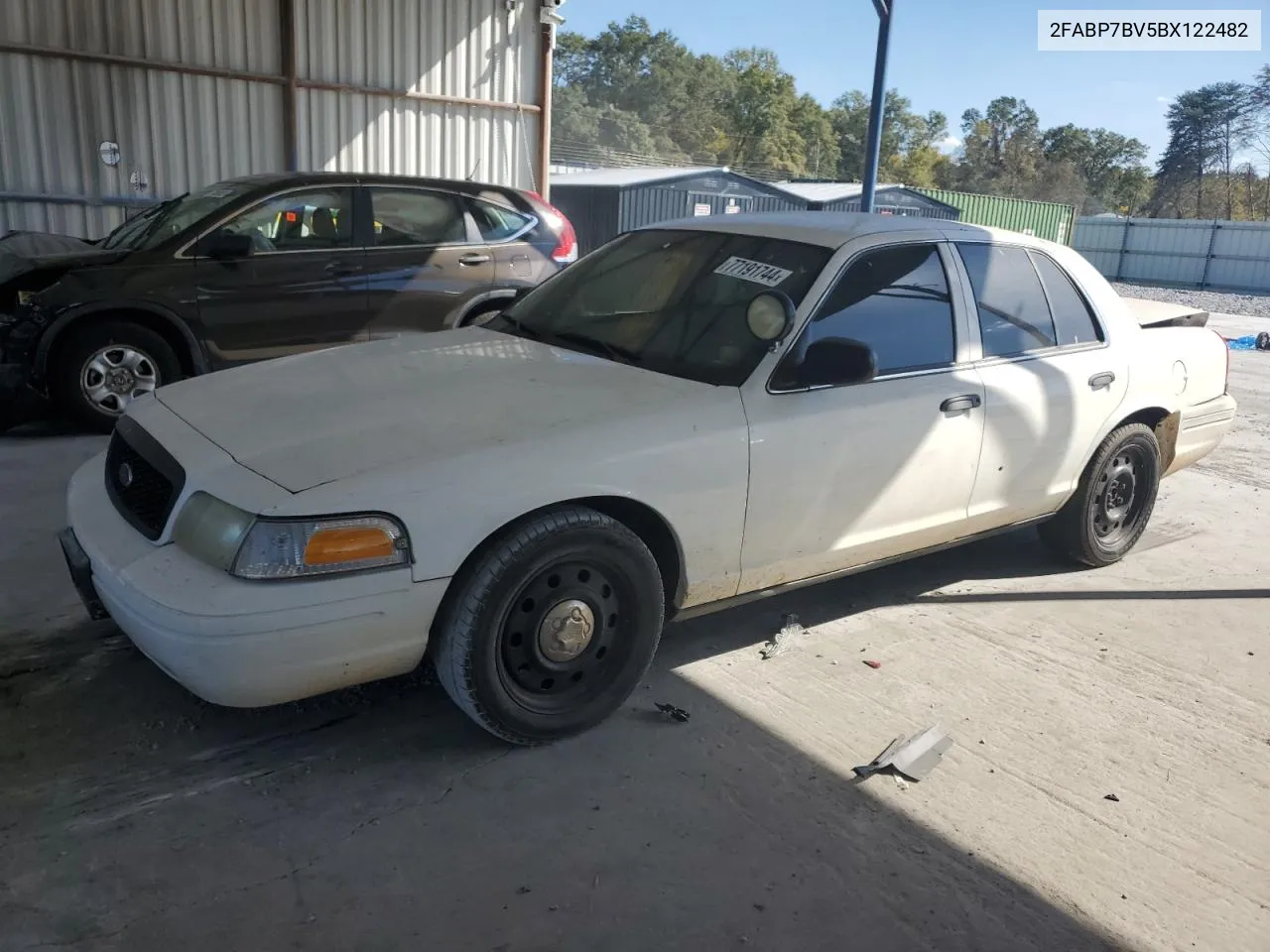 2011 Ford Crown Victoria Police Interceptor VIN: 2FABP7BV5BX122482 Lot: 77191744