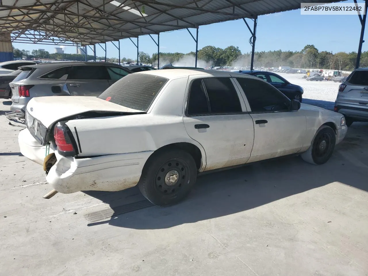 2011 Ford Crown Victoria Police Interceptor VIN: 2FABP7BV5BX122482 Lot: 77191744