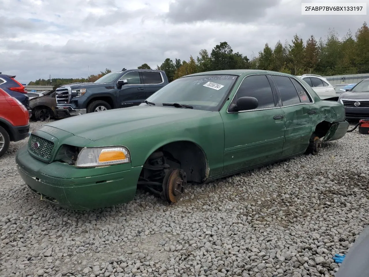 2011 Ford Crown Victoria Police Interceptor VIN: 2FABP7BV6BX133197 Lot: 78356784