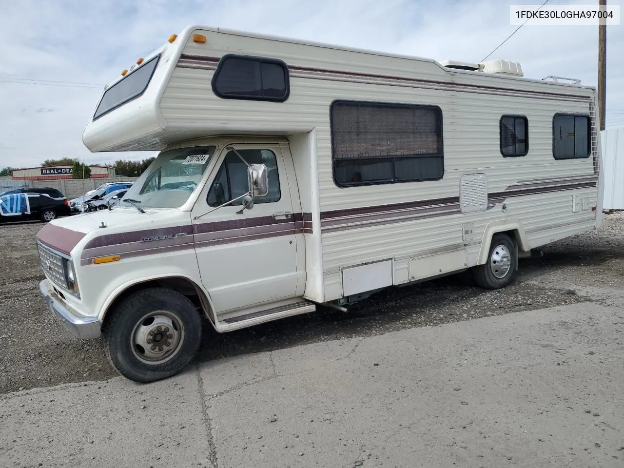 1986 Ford Econoline E350 Cutaway Van VIN: 1FDKE30L0GHA97004 Lot: 72071624