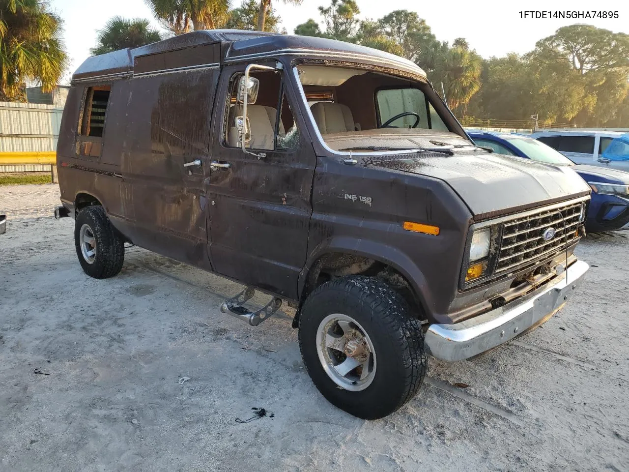 1986 Ford Econoline E150 Van VIN: 1FTDE14N5GHA74895 Lot: 75923434