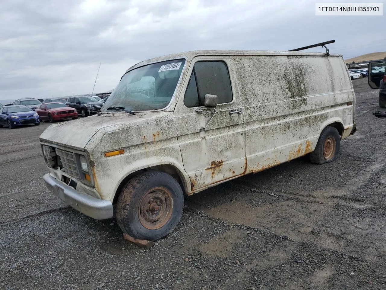 1987 Ford Econoline E150 Van VIN: 1FTDE14N8HHB55701 Lot: 71063464