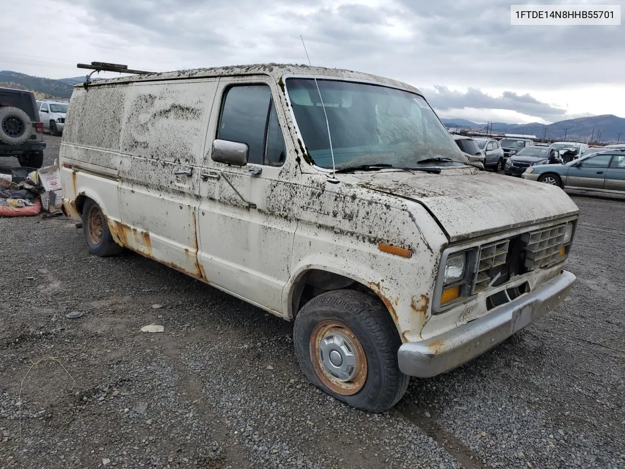 1987 Ford Econoline E150 Van VIN: 1FTDE14N8HHB55701 Lot: 71063464