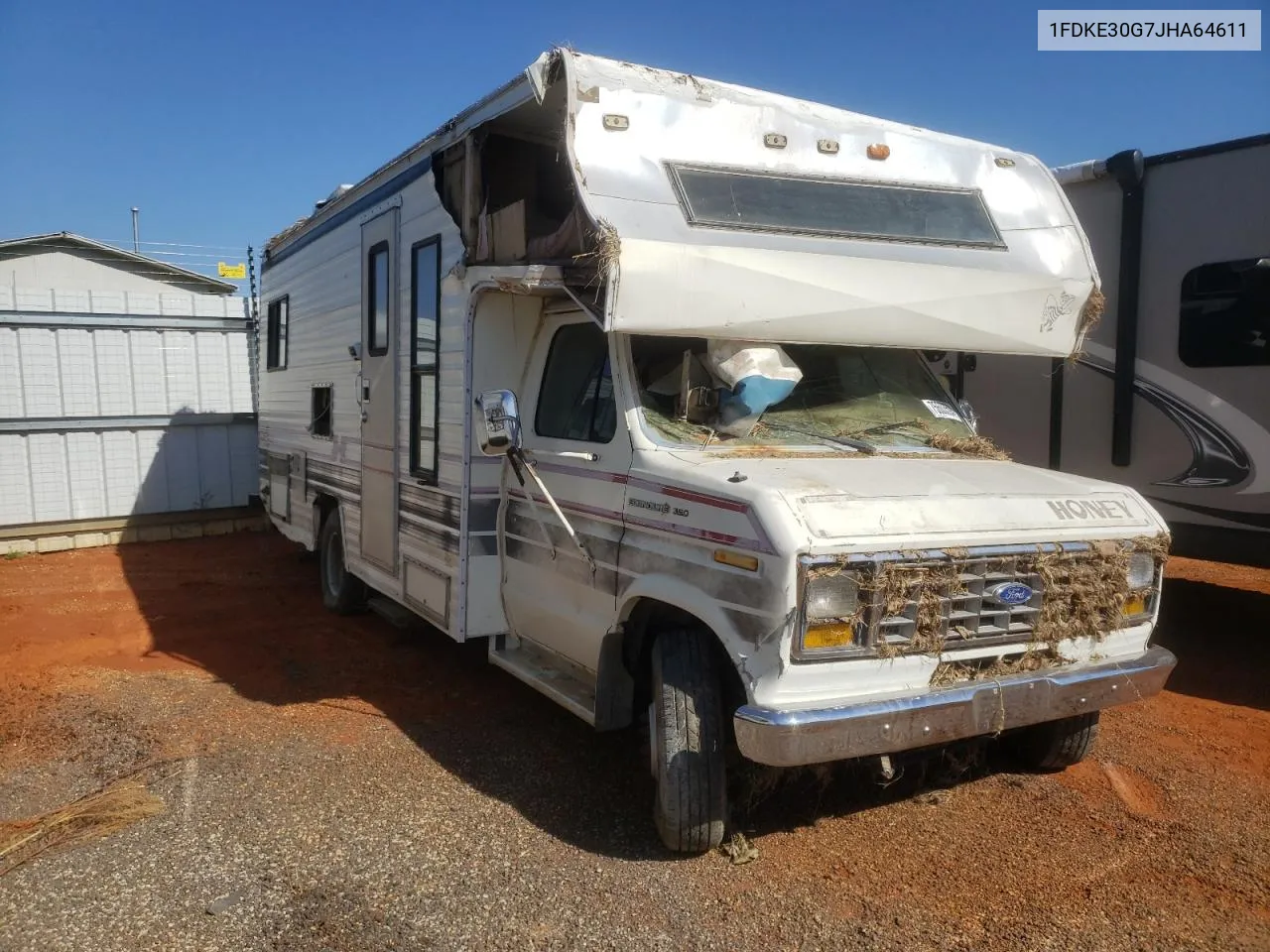 1988 Ford Econoline E350 Cutaway Van VIN: 1FDKE30G7JHA64611 Lot: 75603594