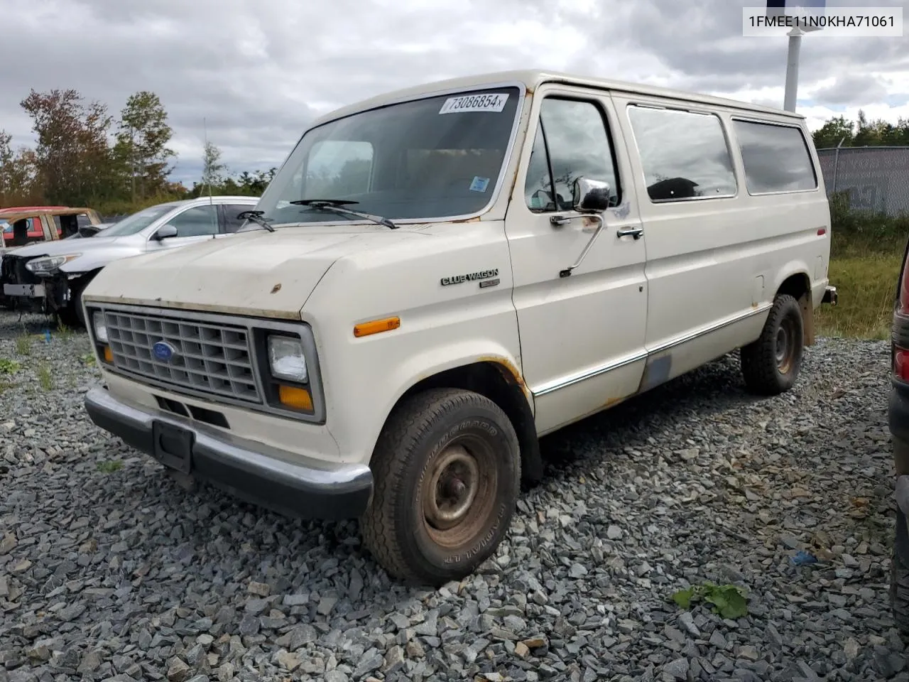 1989 Ford Econoline E150 VIN: 1FMEE11N0KHA71061 Lot: 73086854