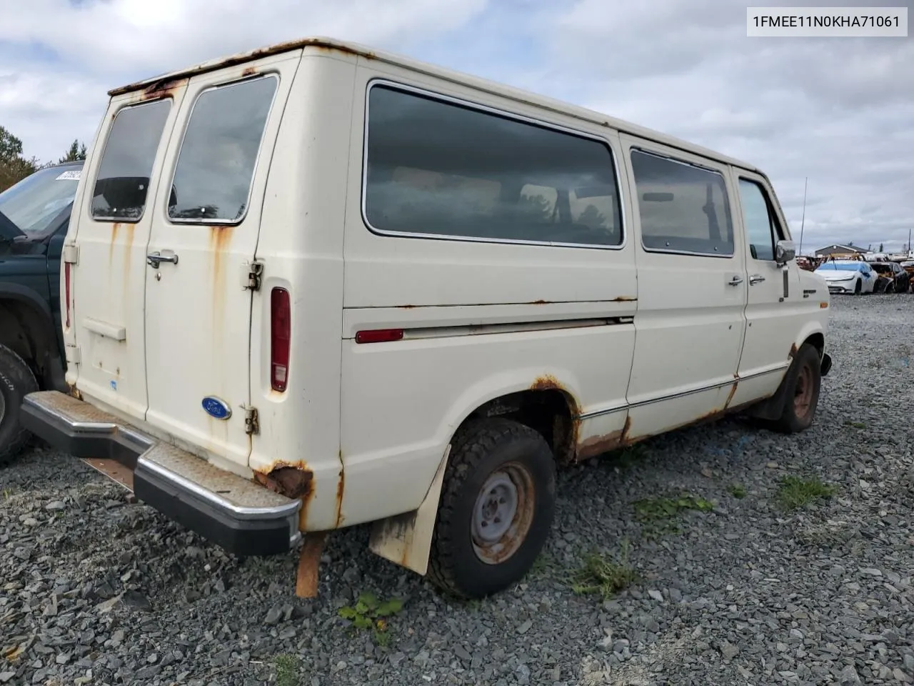 1989 Ford Econoline E150 VIN: 1FMEE11N0KHA71061 Lot: 73086854