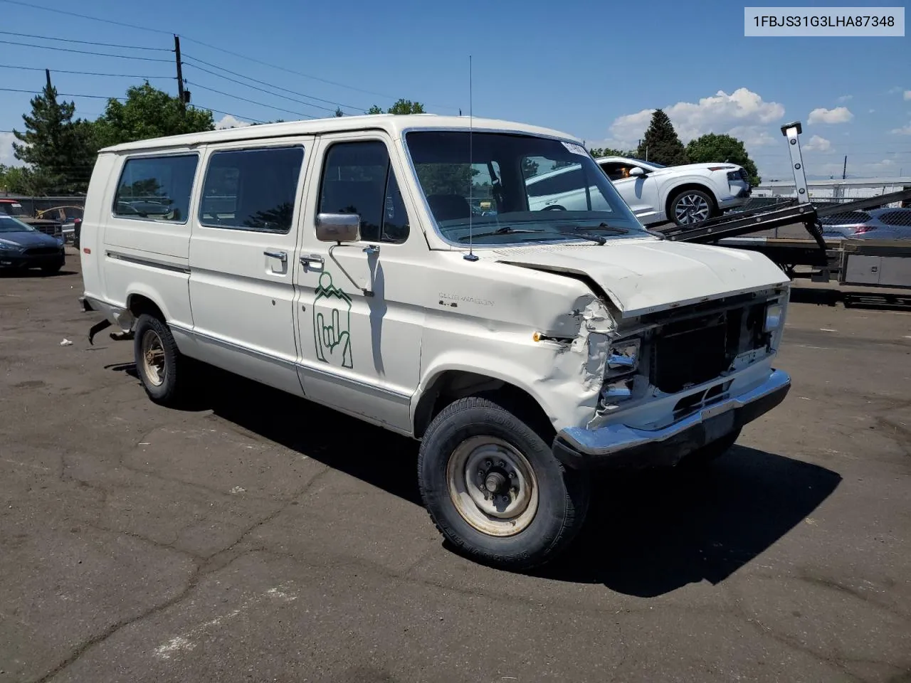 1990 Ford Econoline E350 Super Duty VIN: 1FBJS31G3LHA87348 Lot: 57490014