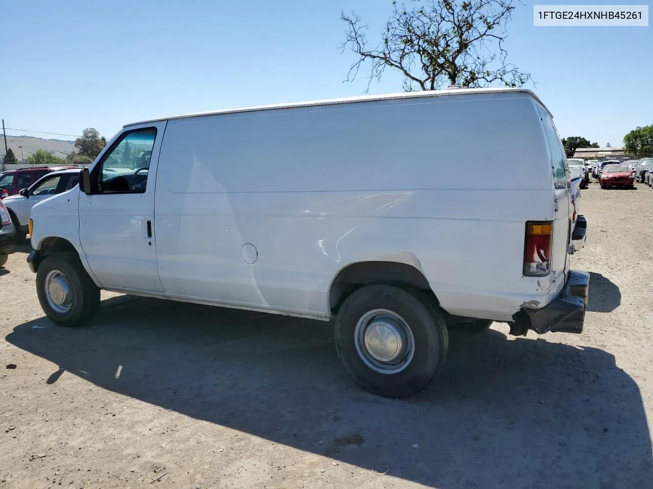 1992 Ford Econoline E250 Van VIN: 1FTGE24HXNHB45261 Lot: 54268394