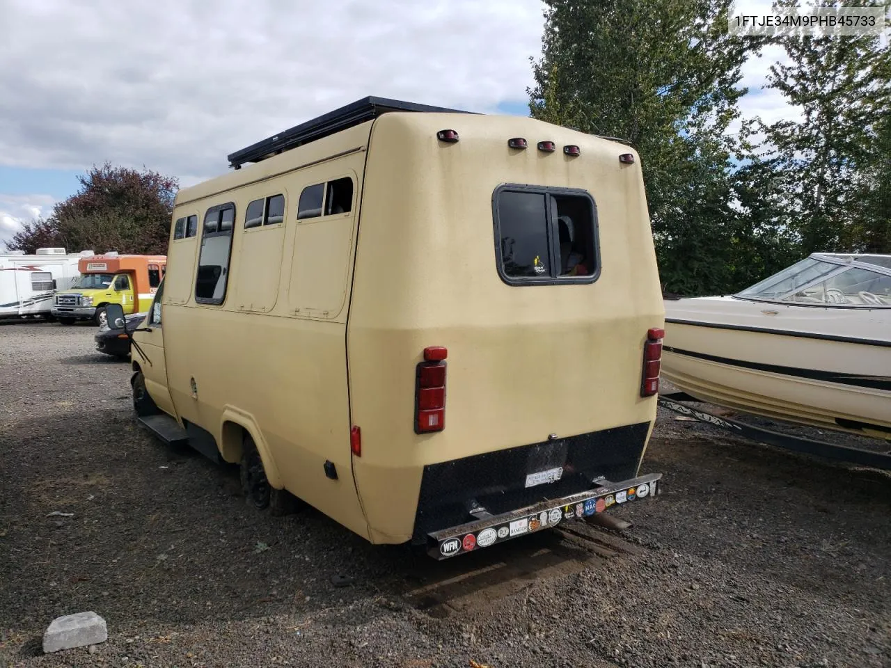 1993 Ford Econoline E350 Van VIN: 1FTJE34M9PHB45733 Lot: 71209544