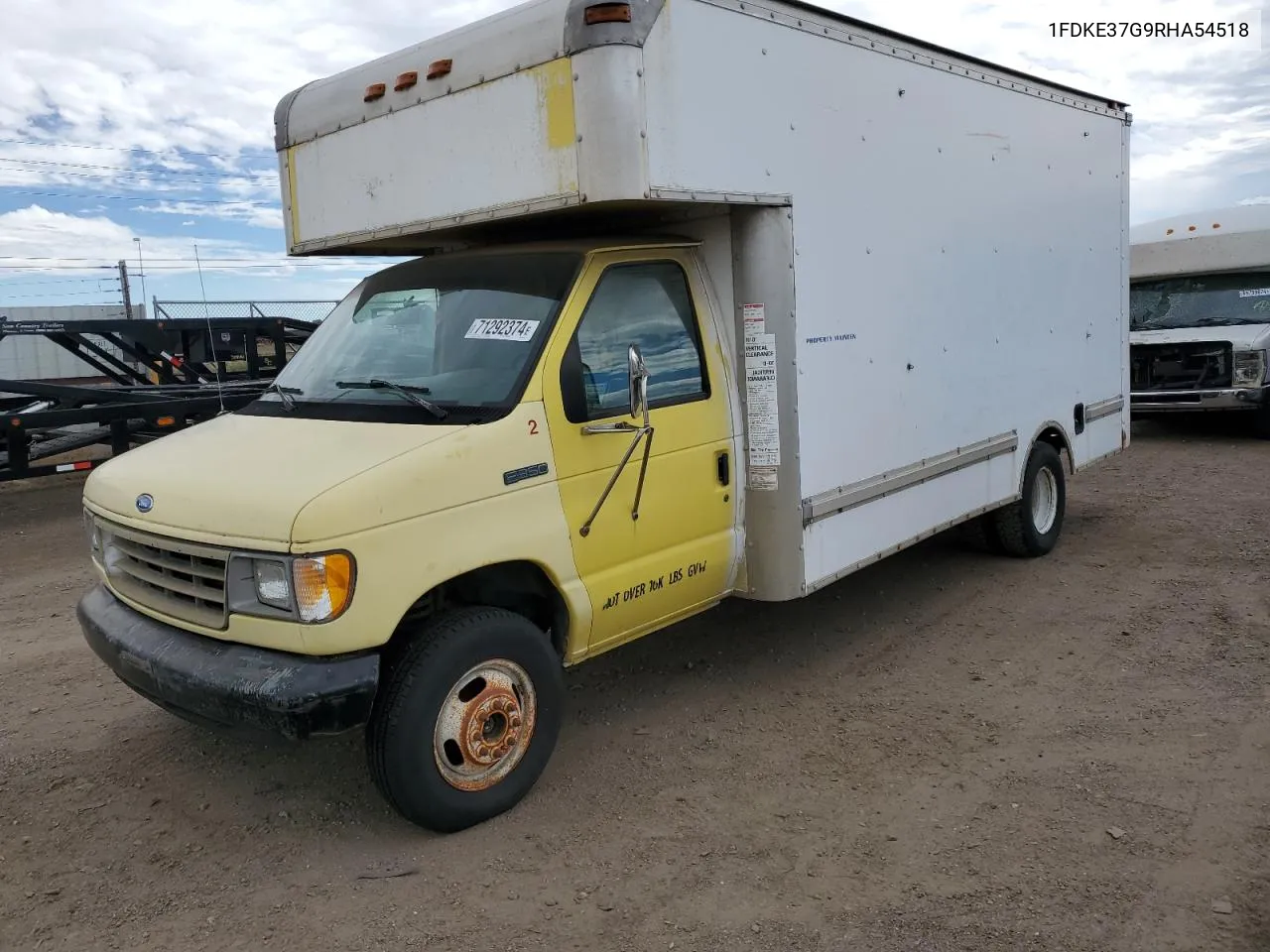 1994 Ford Econoline E350 Cutaway Van VIN: 1FDKE37G9RHA54518 Lot: 71292374