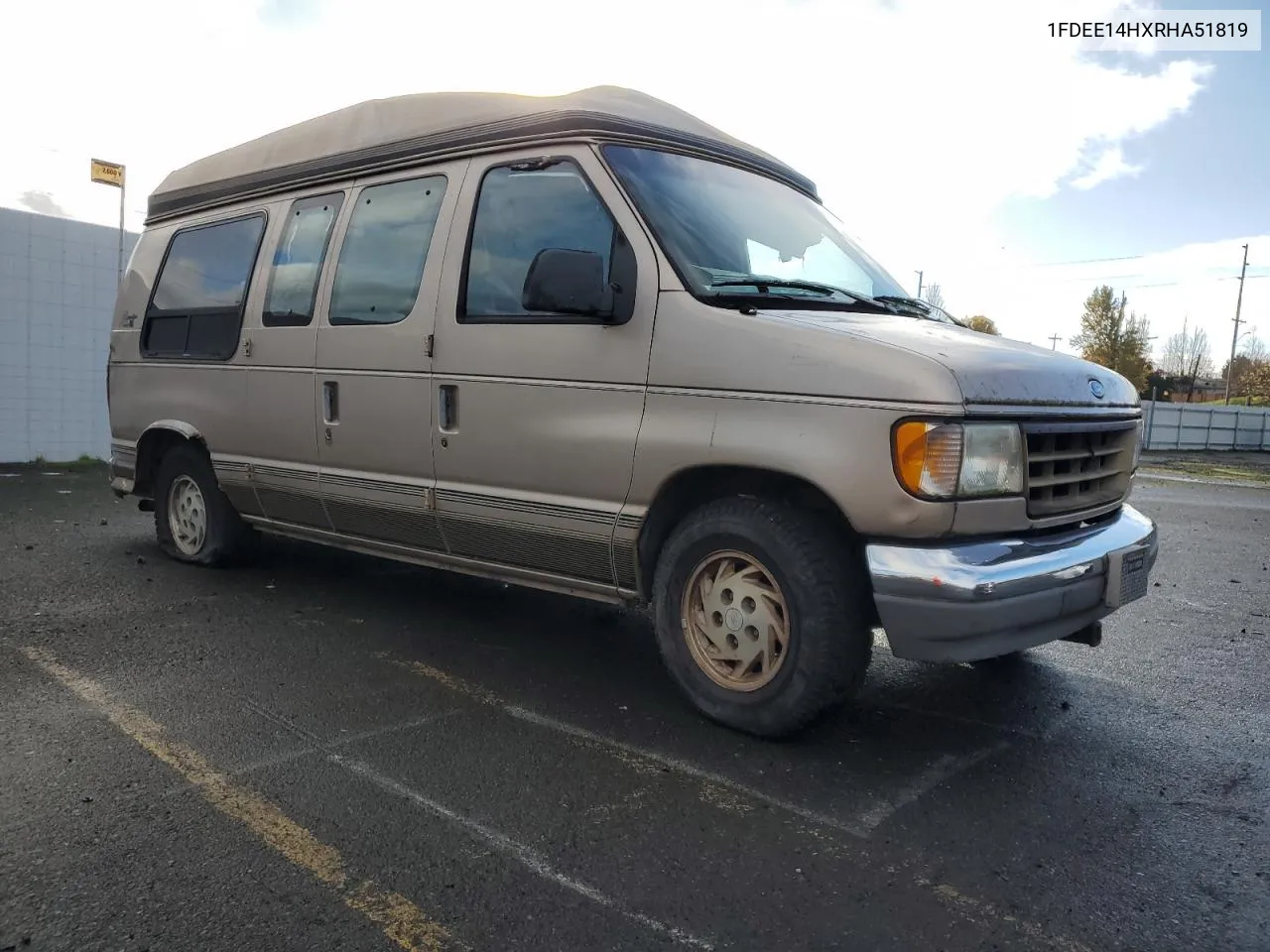 1994 Ford Econoline E150 Van VIN: 1FDEE14HXRHA51819 Lot: 80385924