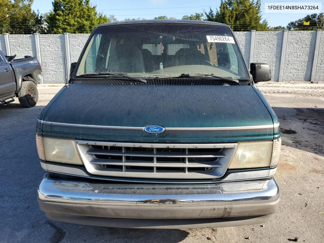 1995 Ford Econoline E150 Van VIN: 1FDEE14N8SHA73264 Lot: 75490264